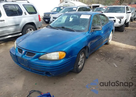 2000 Pontiac Grand Am Se1 z USA, uszkodzony, nr VIN 1G2NF52E1YM780383